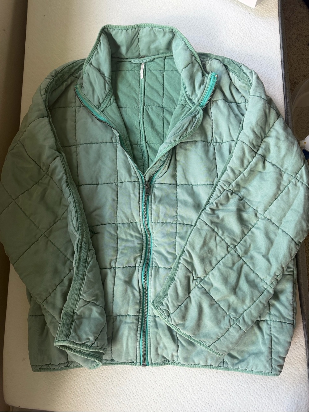 Free People Dolman Quilted Knit Jacket